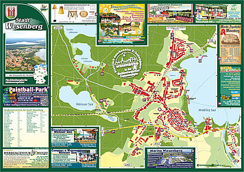 Plan der Stadt Wesenberg